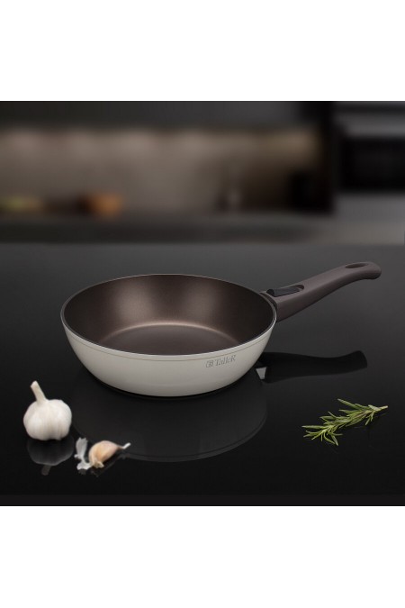 Сковорода Taller Хюгге TR-44110 съемная ручка 28 см (бежевый) 8