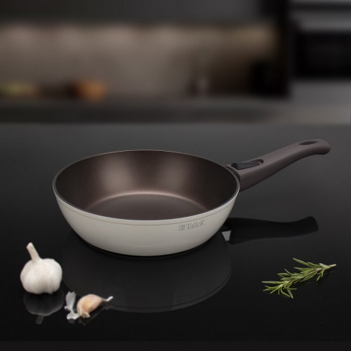 Сковорода Taller Хюгге TR-44110 съемная ручка 28 см (бежевый) 8