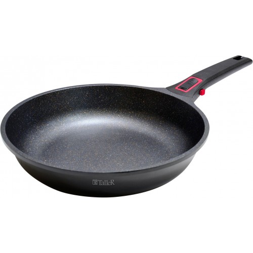 Сковорода Taller Минерал TR-44021 съемная ручка 22 см (черный) 