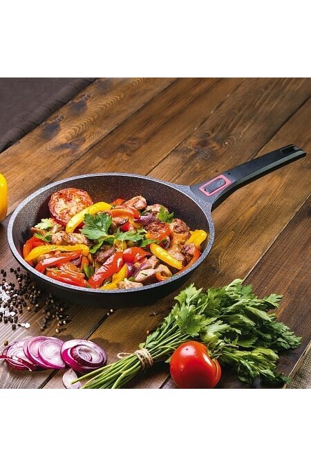 Сковорода Taller Минерал TR-44021 съемная ручка 22 см (черный) 7