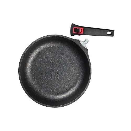 Сковорода Taller Минерал TR-44023 съемная ручка 26 см (черный) 3