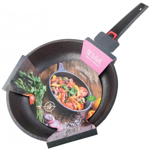 Сковорода Taller Минерал TR-44023 съемная ручка 26 см (черный) 7