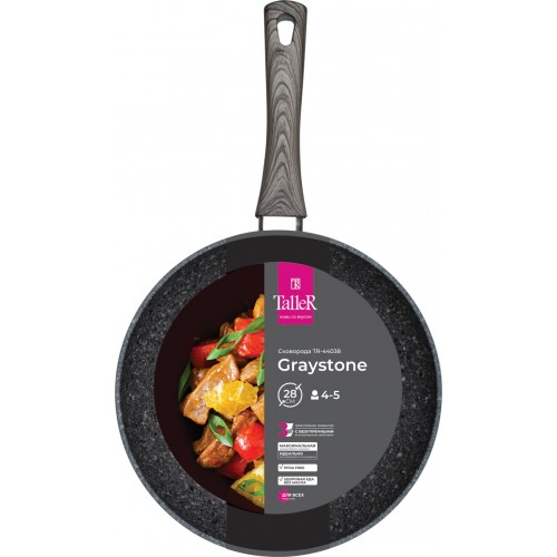 Сковорода Taller TR-44038 28 см (серый) 5