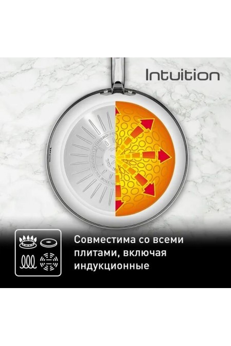 Сковорода Tefal Intuition B8170644 28 см (черный) 3
