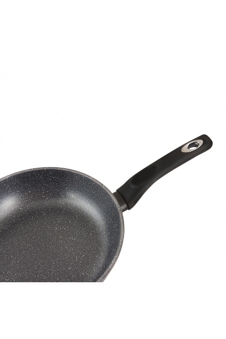 Сковорода Традиция Кристалл ТКР2241И не съемная ручка24 см (черный) 2