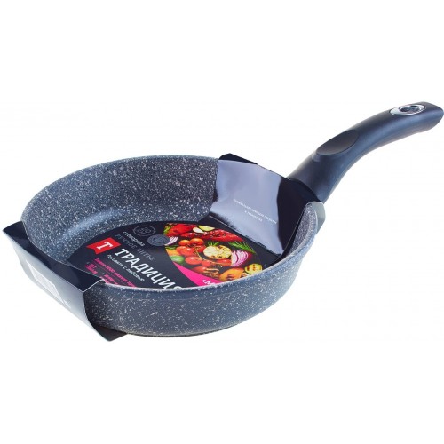 Сковорода Традиция Мрамор ТМ2201 20 см (черный) 5