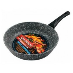 Сковорода Традиция Мрамор ТМ2225 съемная ручка 22 см (серый)