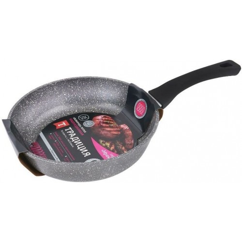 Сковорода Традиция Мрамор ТМ2261И 26 см (серый) 1
