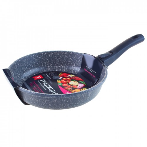 Сковорода Традиция Мрамор ТМ2265 26 см (черный) 2