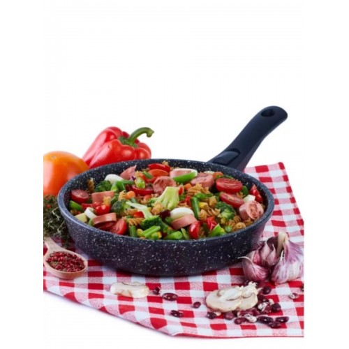 Сковорода Традиция Мрамор ТМ2265 26 см (черный) 6