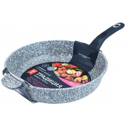 Сковорода Традиция Мрамор ТМ2281 28 см (серый)