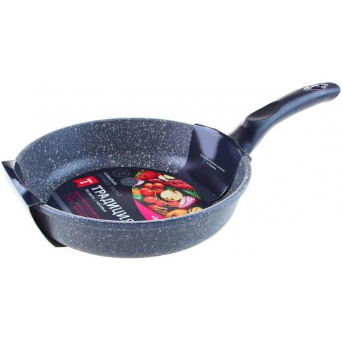 Сковорода Традиция Мрамор ТМ2281 28 см (серый) 6
