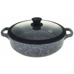 Сковорода Традиция Мрамор ТМ2281И 28 см (серый)