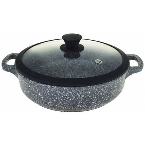 Сковорода Традиция Мрамор ТМ2281И 28 см (серый) 