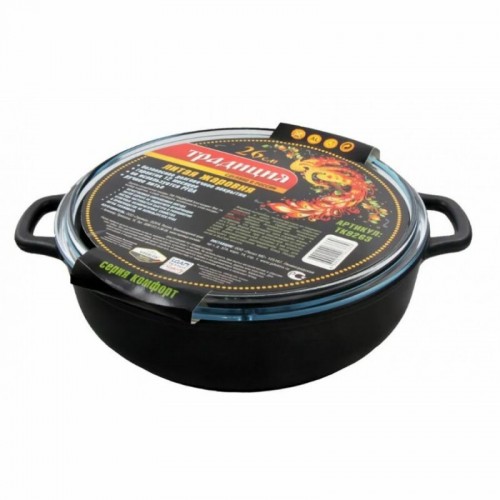 Сковорода Традиция Мрамор ТМ2281И 28 см (серый) 5