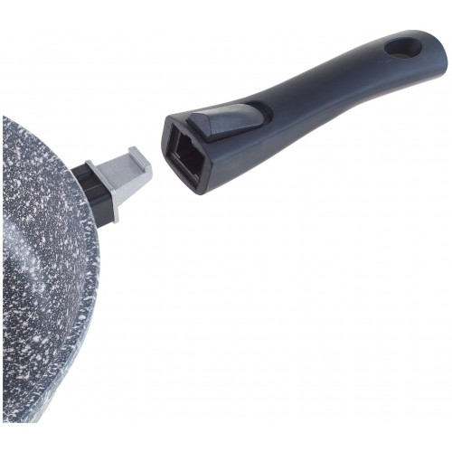 Сковорода Традиция Мрамор ТМ2285 28 см (черный) 3