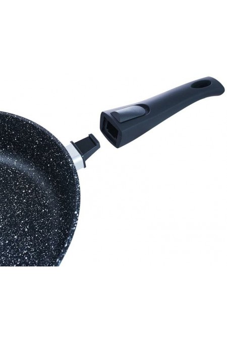 Сковорода Традиция Престиж ТП2245И съемная ручка 24 см (черный) 2