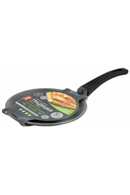 Сковорода Традиция ТА6221 22 см (черный) 