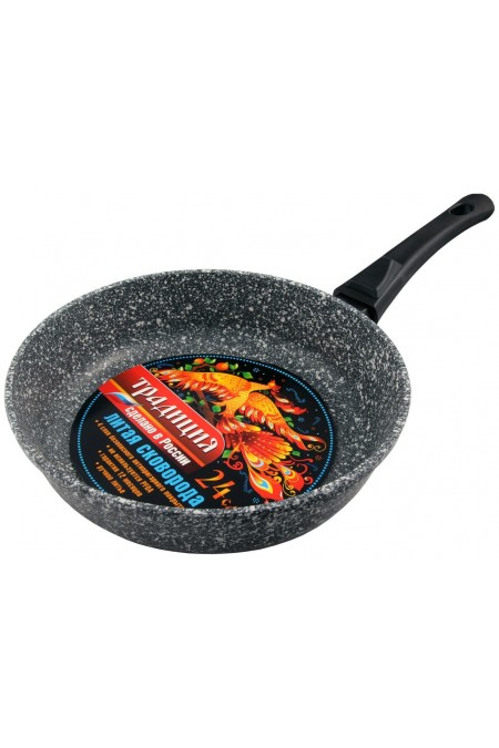 Сковорода Традиция ТМ2245И съемная ручка 24 см (мрамор) 4