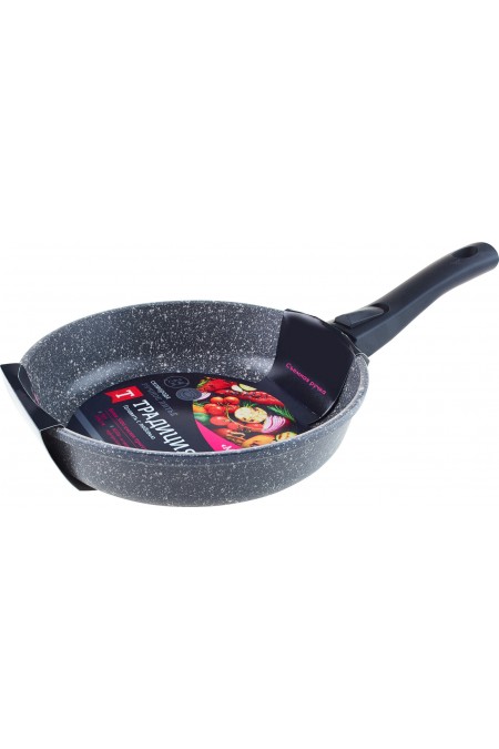 Сковорода Традиция ТМ2245И съемная ручка 24 см (мрамор) 5