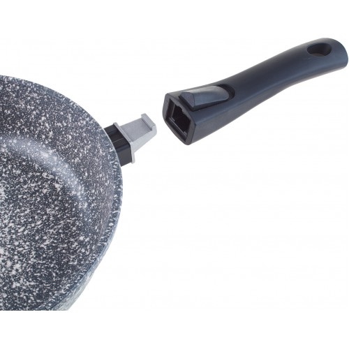 Сковорода Традиция ТМ2245И съемная ручка 24 см (мрамор) 7