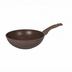 Сковорода-вок Мечта Гранит brown 78806 28 см (коричневый)