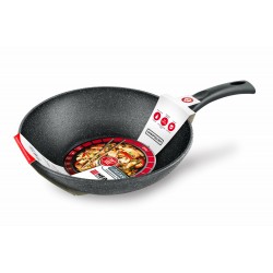 Сковорода-вок НЕВА МЕТАЛЛ ПОСУДА Гранит L3128Wi 28 см (зеленый)