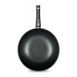 Сковорода-вок НЕВА МЕТАЛЛ ПОСУДА Титан 3130W съемная ручка 30 см (черный)