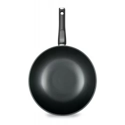Сковорода-вок НЕВА МЕТАЛЛ ПОСУДА Титан 3130W съемная ручка 30 см (черный)