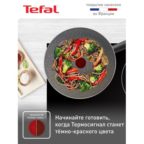 Сковорода-вок Tefal Natural Cook 04213628 28 см (серый) 1