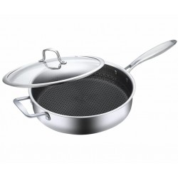 Сковорода Zeidan Diamond Z-90234 24 см (серебристый)