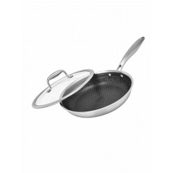 Сковорода Zeidan Diamond Z-90267 28 см (серебристый)