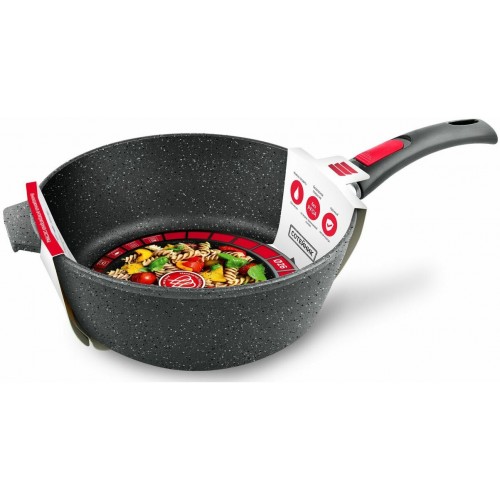 Сотейник НЕВА МЕТАЛЛ ПОСУДА Каменная 181326 26 см (черный гранит) 1