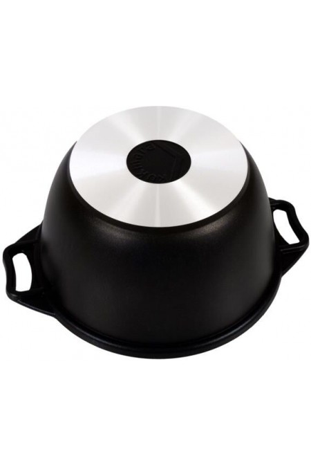 Кастрюля Kukmara Традиция к31а со стеклянной крышкой 3 л (черный) 3