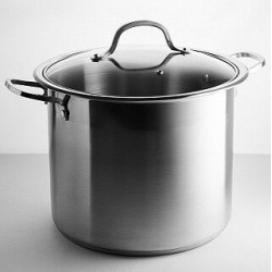 Кастрюля Webber BE-128 10 л (серебристый)