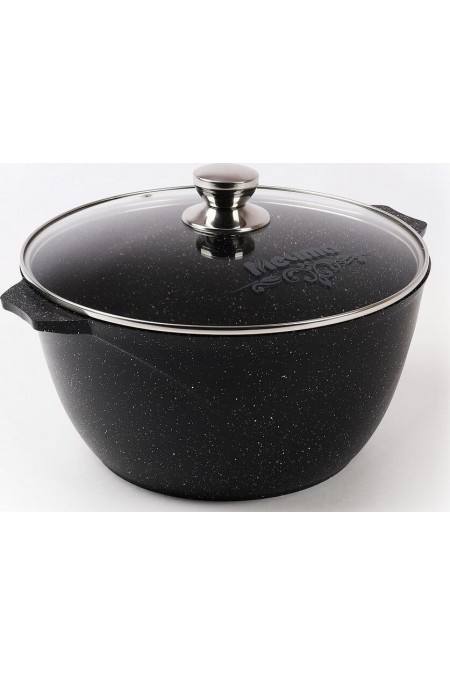 Кастрюля Мечта Гранит 4 л (гранит черный) 