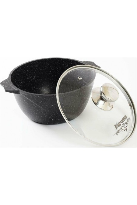 Кастрюля Мечта Гранит 4 л (гранит черный) 10