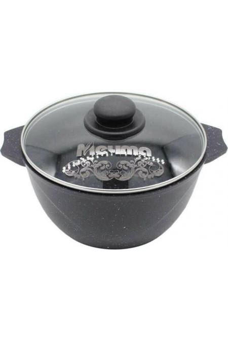 Кастрюля Мечта Гранит 4 л (гранит черный) 5