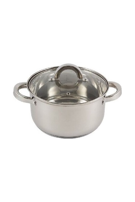Кастрюля Mallony Mediano 3.6 л (серебристый) 