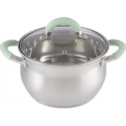 Кастрюля Mallony Mentolo 3.6 л (серебристый)