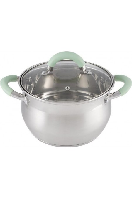 Кастрюля Mallony Mentolo 3.6 л (серебристый) 