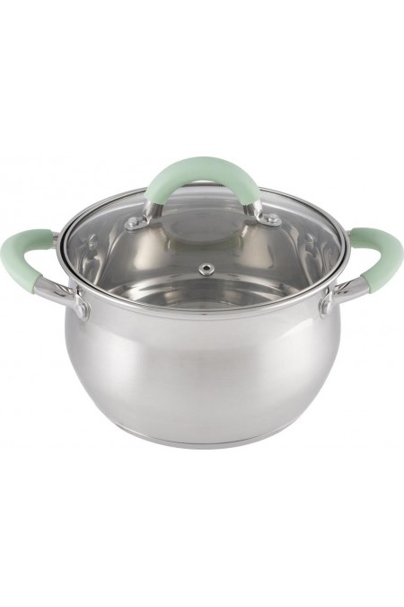 Кастрюля Mallony Mentolo 3.6 л (серебристый) 1