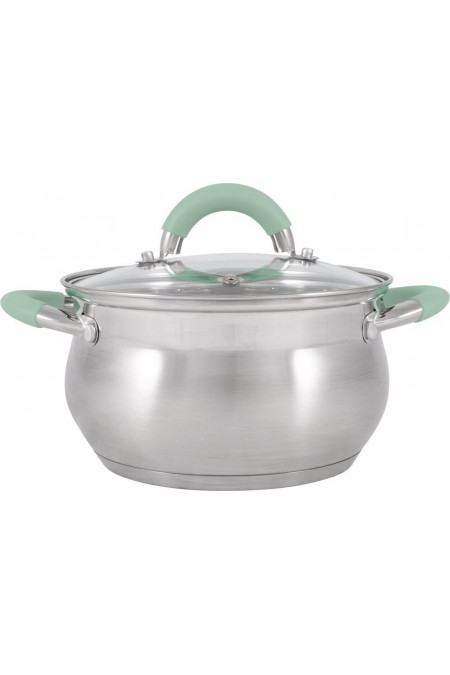 Кастрюля Mallony Mentolo 3.6 л (серебристый) 3