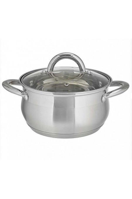 Кастрюля Webber BE-352/2 2.8 л (серебристый) 