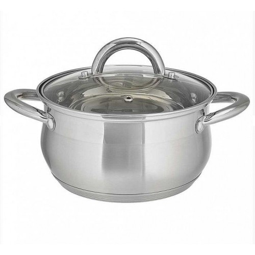 Кастрюля Webber BE-352/2 2.8 л (серебристый) 2