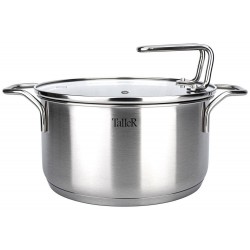 Кастрюля Taller Инесс TR-17258 5 л (серебристый)