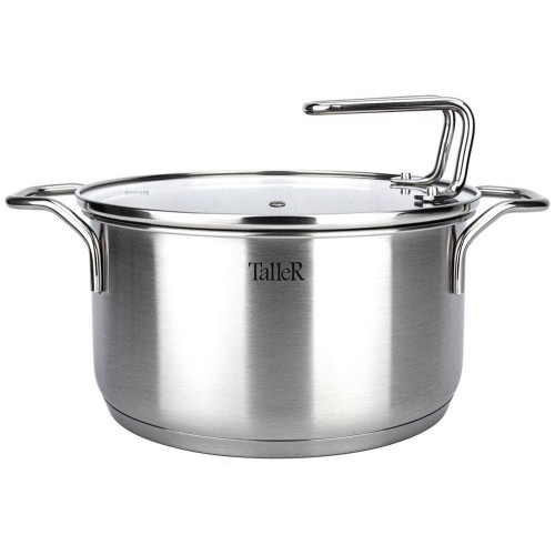 Кастрюля Taller Инесс TR-17258 5 л (серебристый) 