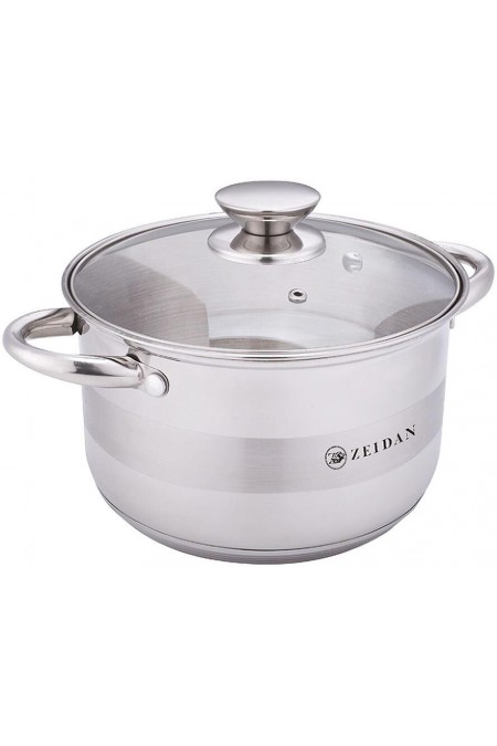 Кастрюля Zeidan Z-501072 2.1 л (серебристый) 