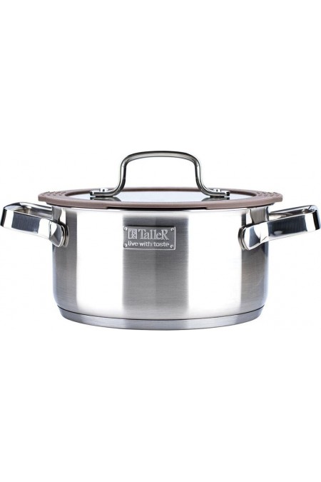 Кастрюля Taller TR-17352 2.1 л (серебристый) 