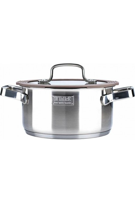 Кастрюля Taller TR-17352 2.1 л (серебристый) 2